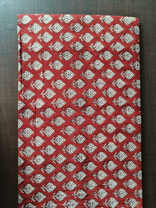 HAND BLOCK PRINTED COTTON RUNNING FABRIC 1