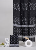 HAND BLOCK PRINTED COTTON 3-PIS SUIT WITH MULMUL DUPPATA (CMS13)