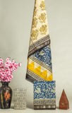 JAIPURI HAND BLOCK PRINTED MAHESHWARI SILK SUIT WITH SILK DUPPATA (MSD30)