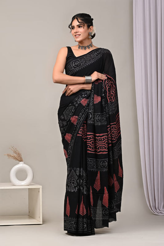 Jaipur Cotton Mulmul Saree (CMS22)