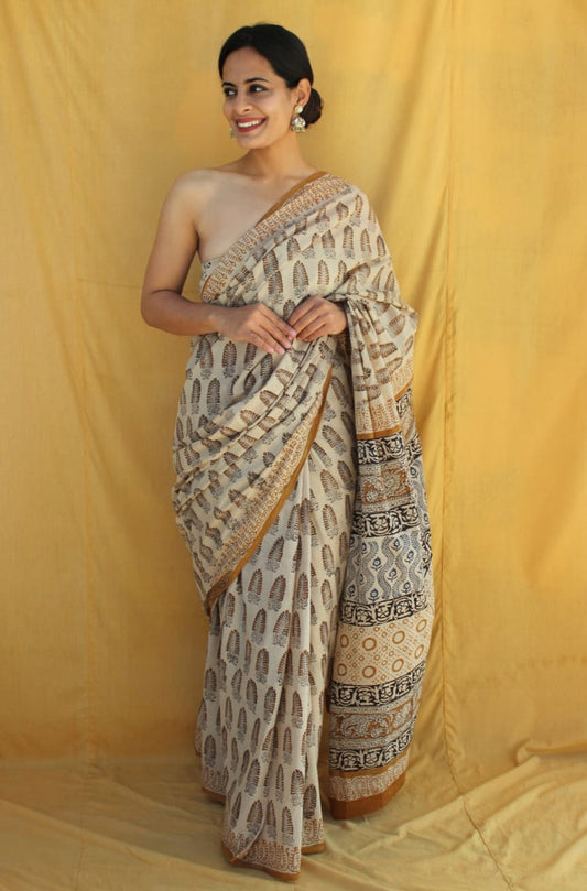 Jaipur Cotton Mulmul Saree (CMS30)