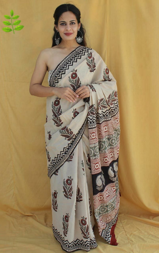 Jaipur Cotton Mulmul Saree (CMS32)