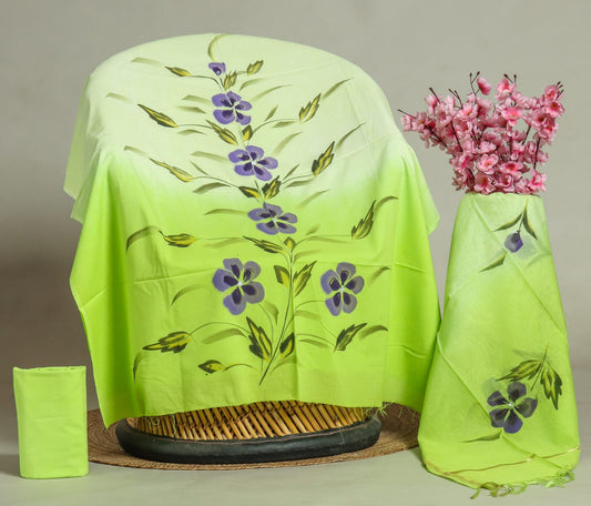 JAIPUR COTTON SUIT WITH CHANDERI DUPPATA (CSS42)