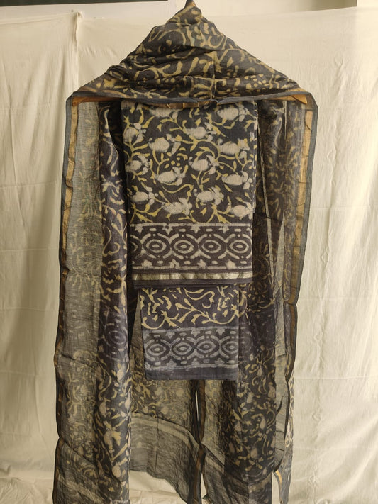 Jaipuri Block Printed Chanderi Silk Suits (CIN24)
