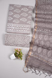 JAIPURI BLOCK PRINTED COTTON SUIT WITH KOTA DUPPATA (CKS61)