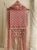 Jaipuri Block Printed Chanderi Silk Suits (CIN39)