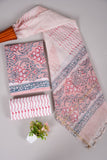 JAIPUR COTTON SUIT WITH CHANDERI DUPPATA (CSS66)