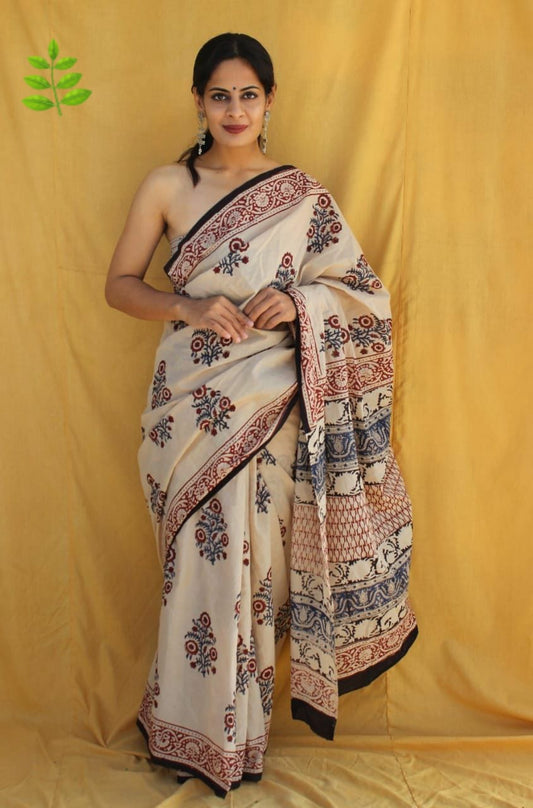 Jaipur Cotton Mulmul Saree (CMS70)
