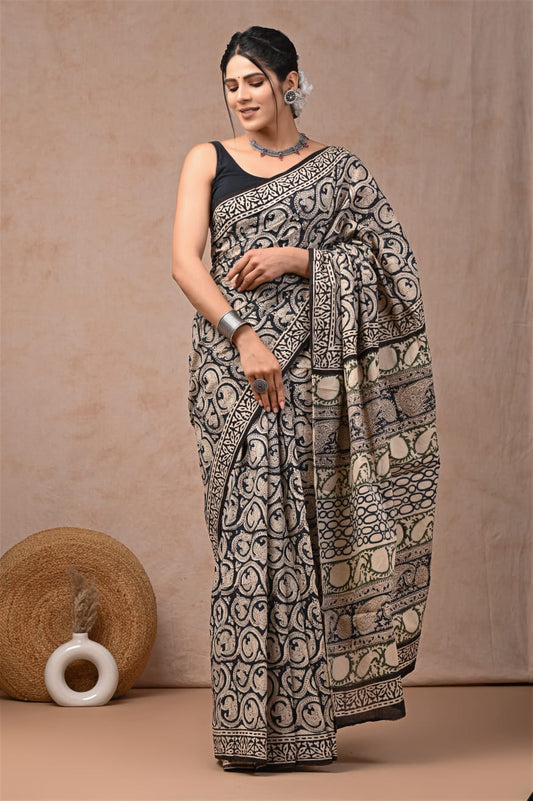 Jaipur Cotton Mulmul Saree (CMS81)