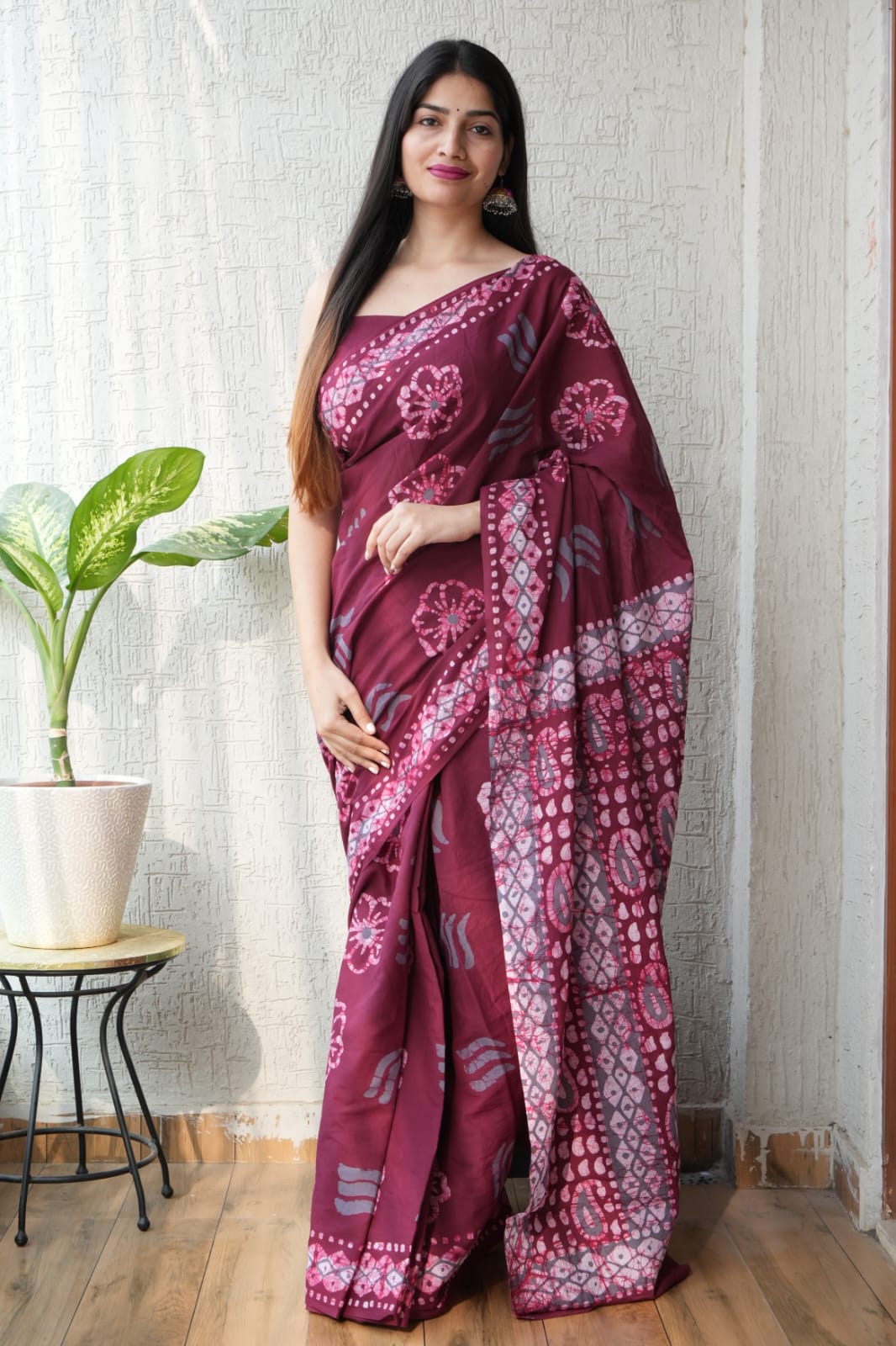 Jaipur Cotton Mulmul Saree (CMS82)