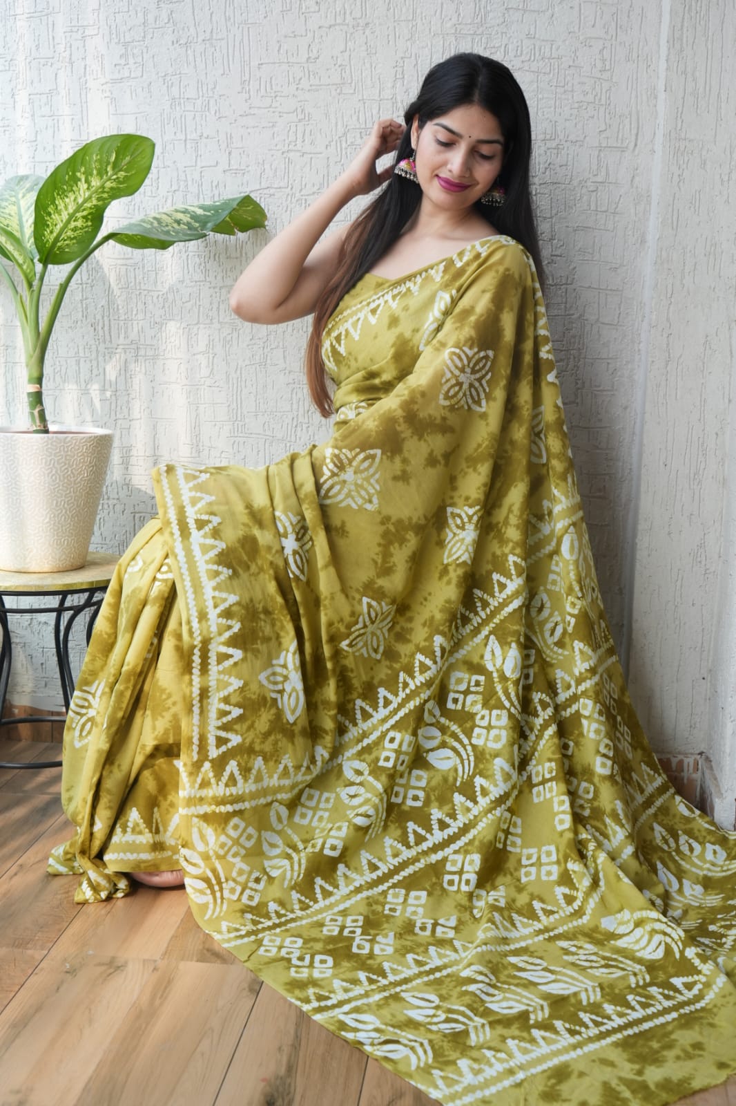 Jaipur Cotton Mulmul Saree (CMS61)