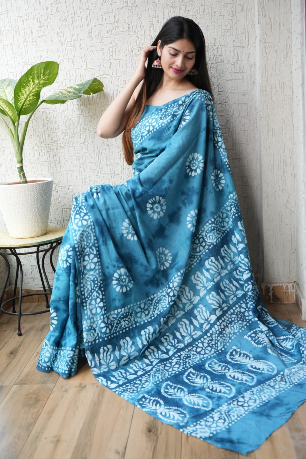 Jaipur Cotton Mulmul Saree (CMS100)