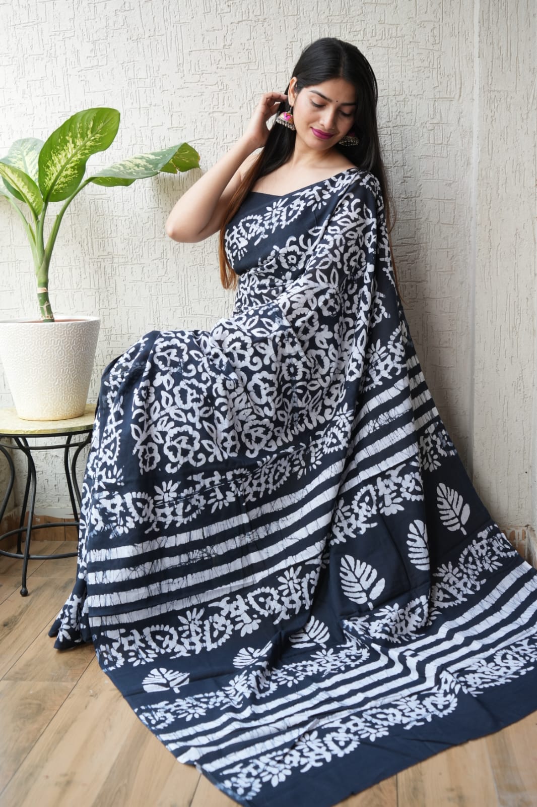 Jaipur Cotton Mulmul Saree (CMS105)