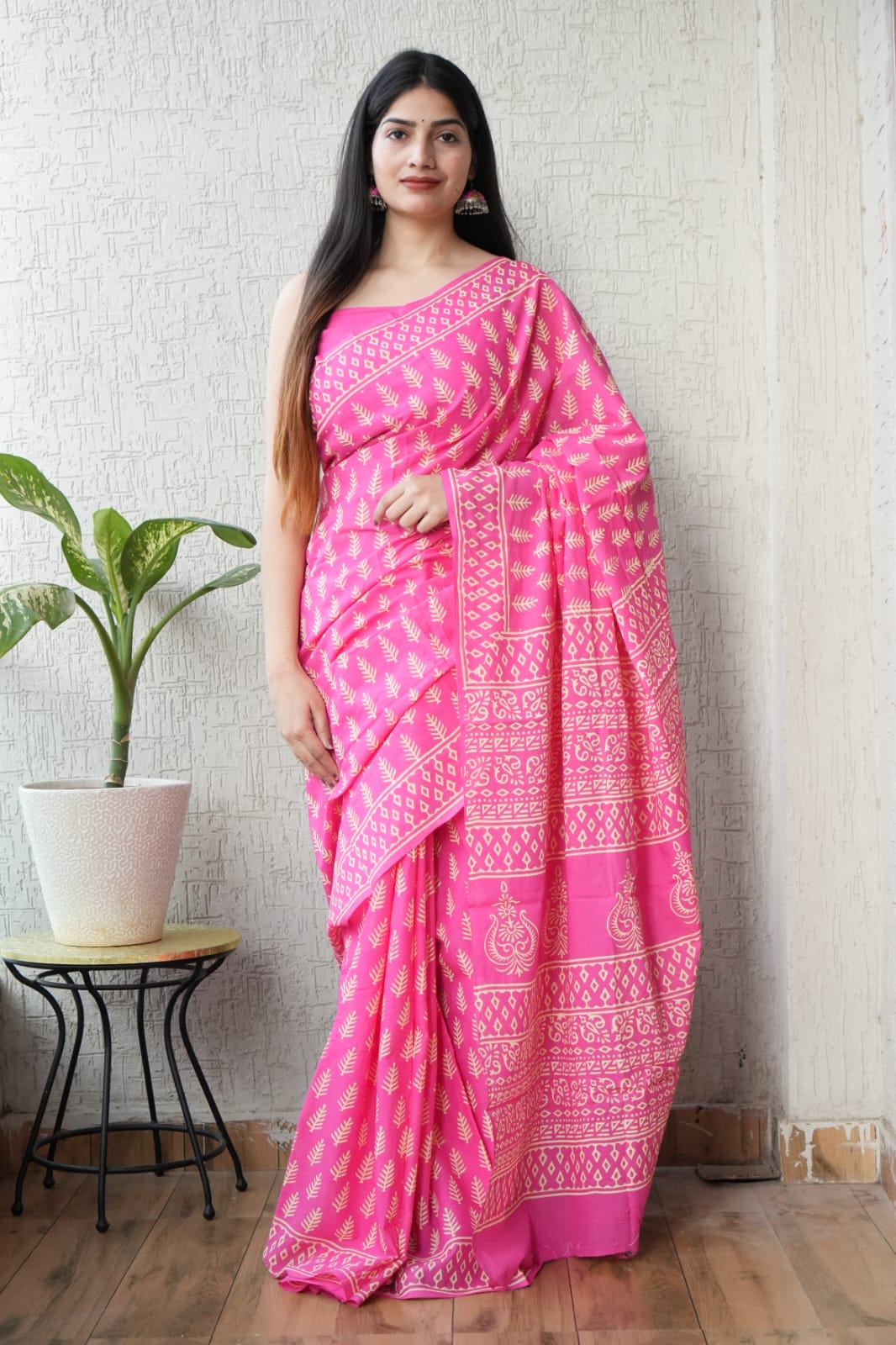 Jaipur Cotton Mulmul Saree (CMS141)