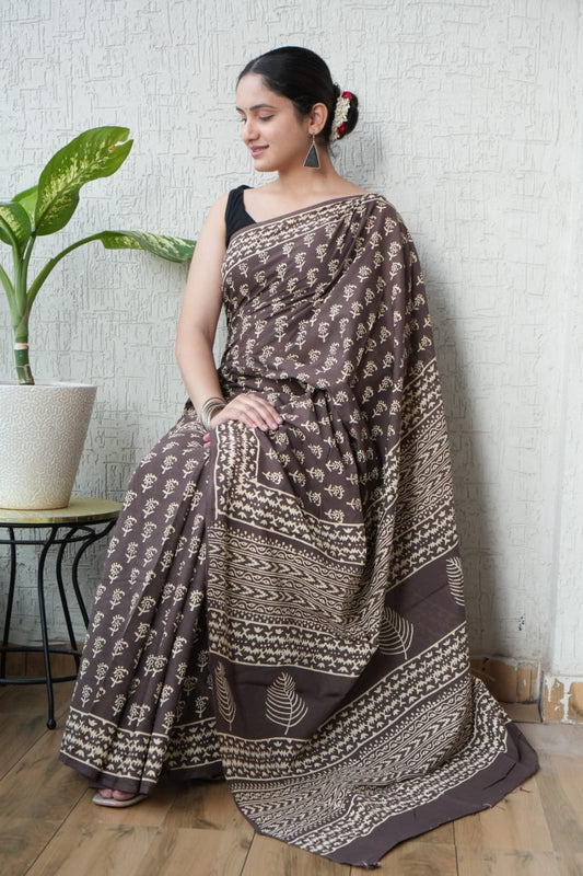 Jaipur Cotton Mulmul Saree (CMS149)