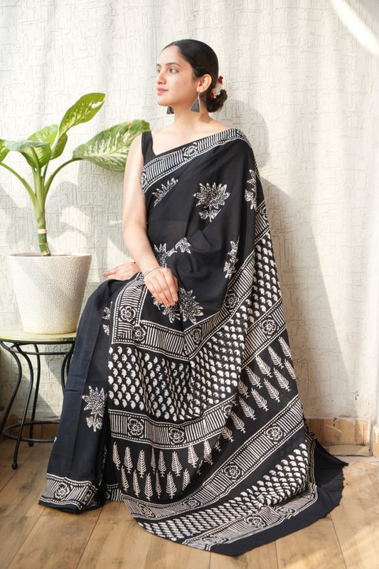 Jaipur Cotton Mulmul Saree (CMS150)