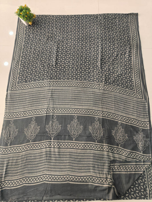 Jaipur Cotton Mulmul Saree (CMS165)
