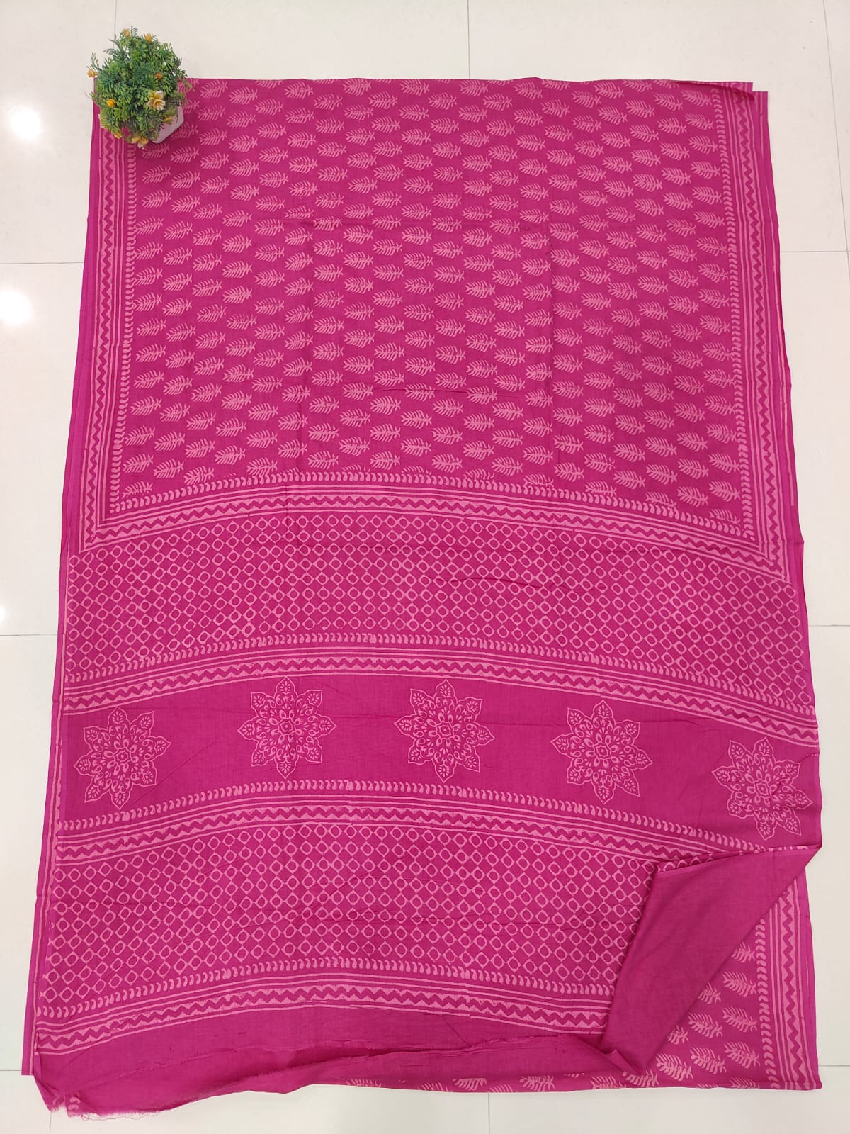 Jaipur Cotton Mulmul Saree (CMS177)