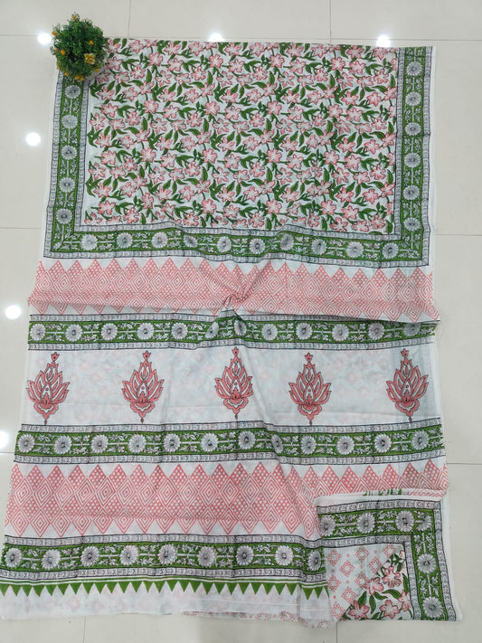 Jaipur Cotton Mulmul Saree (CMS180)