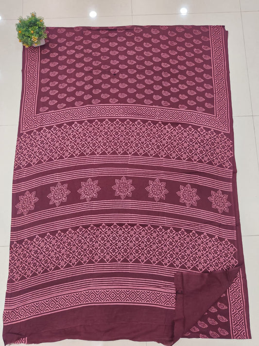 Jaipur Cotton Mulmul Saree (CMS187)