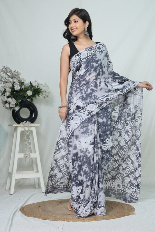 Jaipur Cotton Mulmul Saree (CMS184)