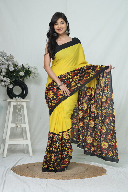 Jaipur Cotton Mulmul Saree (CMS172)