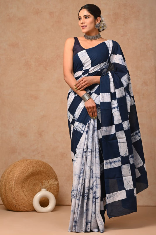 Jaipur Cotton Mulmul Saree (CMS3)