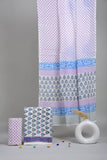 HAND BLOCK BAGRU PRINTED COTTON 3-PIS SUIT WITH MULMUL DUPPATA  (CMS3)