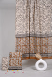 HAND BLOCK PRINTED COTTON 3-PIS SUIT WITH MULMUL DUPPATA (CMS17)