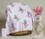 PRIMIUM JAIPURI COTTON SUIT WITH ORGANZA SILK DUPPATA (COS15)