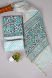 JAIPUR COTTON SUIT WITH CHANDERI DUPPATA (CSS7)