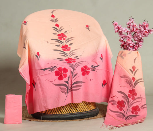 JAIPUR COTTON SUIT WITH CHANDERI DUPPATA (CSS39)