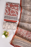 JAIPURI BLOCK PRINTED COTTON SUIT WITH KOTA DUPPATA (CKS23)
