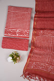 JAIPURI BLOCK PRINTED COTTON SUIT WITH KOTA DUPPATA (CKS34)