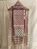 Jaipuri Block Printed Chanderi Silk Suits (CIN20)