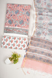 JAIPURI BLOCK PRINTED COTTON SUIT WITH KOTA DUPPATA (CKS53)