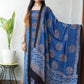 Vanaspati Ajrakh Hand Block Printed Suits Modal Silk Fabric (CIT11)
