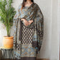 Vanaspati Ajrakh Hand Block Printed Suits Modal Silk Fabric (CIT14)