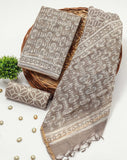 HAND BLOCK PRINTED KOTA DORIYA SUIT WITH KOTA DORIYA DUPPATA (FKS45)