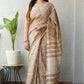 Bagru Hand Block Printed Chanderi Silk Saree with Blouse (CSS42)