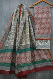 Jaipuri Block Printed Chanderi Silk Suits (CIN67)