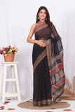 Jaipuri Block Printed Cotton Kota Doriya Saree (CIS57)