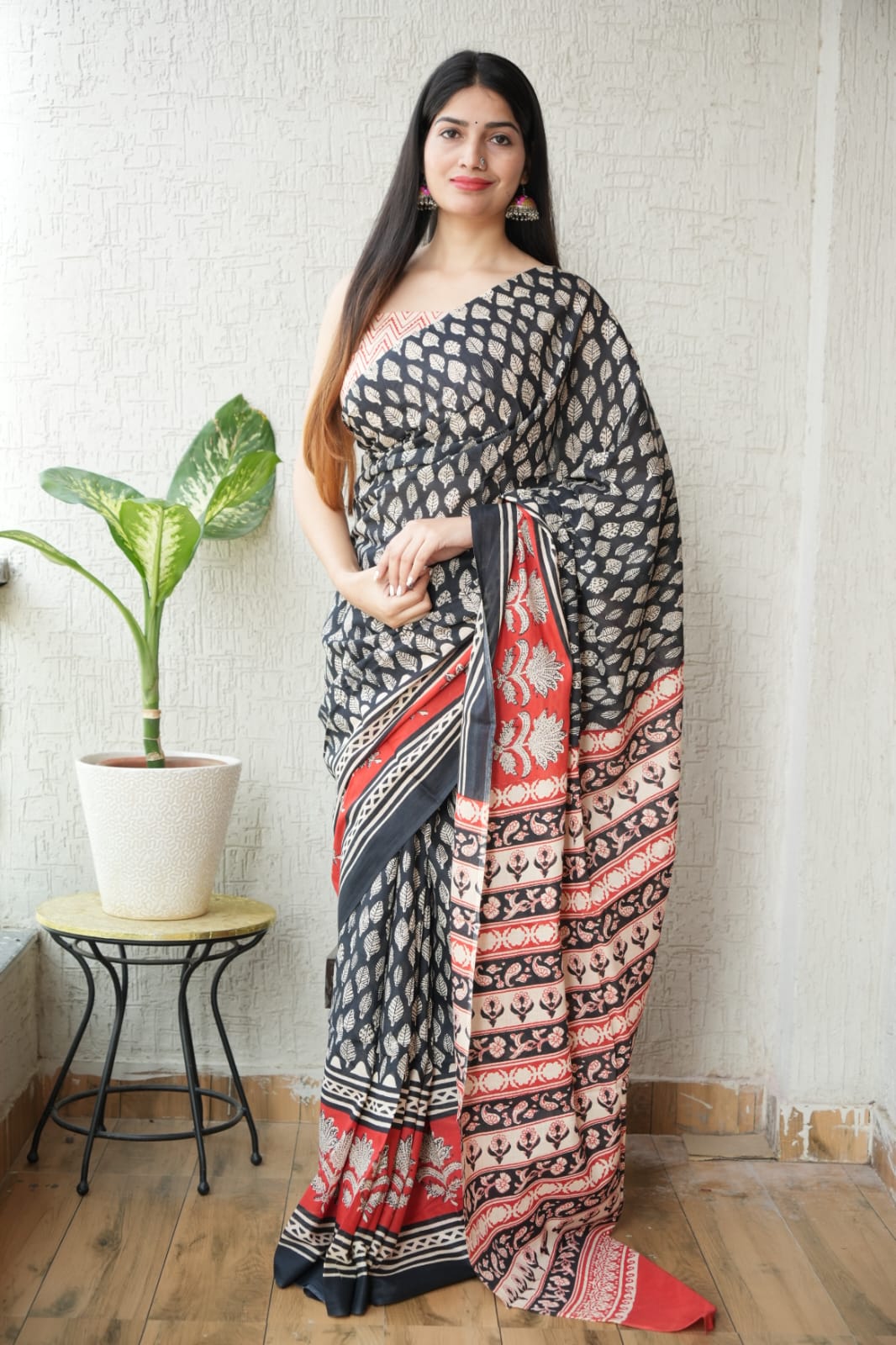 Jaipur Cotton Mulmul Saree (CMS95)