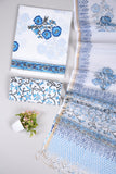 JAIPURI BLOCK PRINTED COTTON SUIT WITH KOTA DUPPATA (CKS80)
