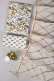 JAIPURI BLOCK PRINTED COTTON SUIT WITH KOTA DUPPATA (CKS73)