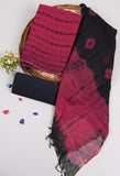 HAND BLOCK PRINTED KOTA DORIYA SUIT WITH KOTA DORIYA DUPPATA (FKS61)