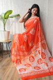 Jaipur Cotton Mulmul Saree (CMS52)