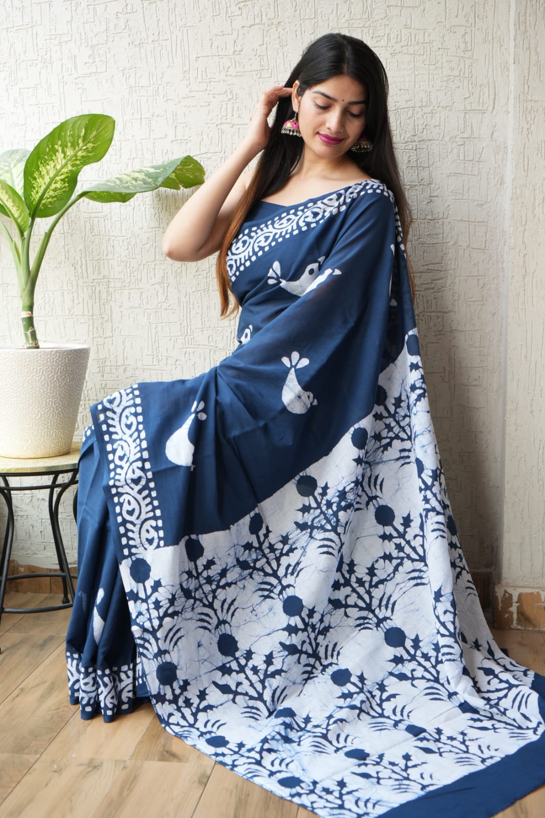 Jaipur Cotton Mulmul Saree (CMS104)
