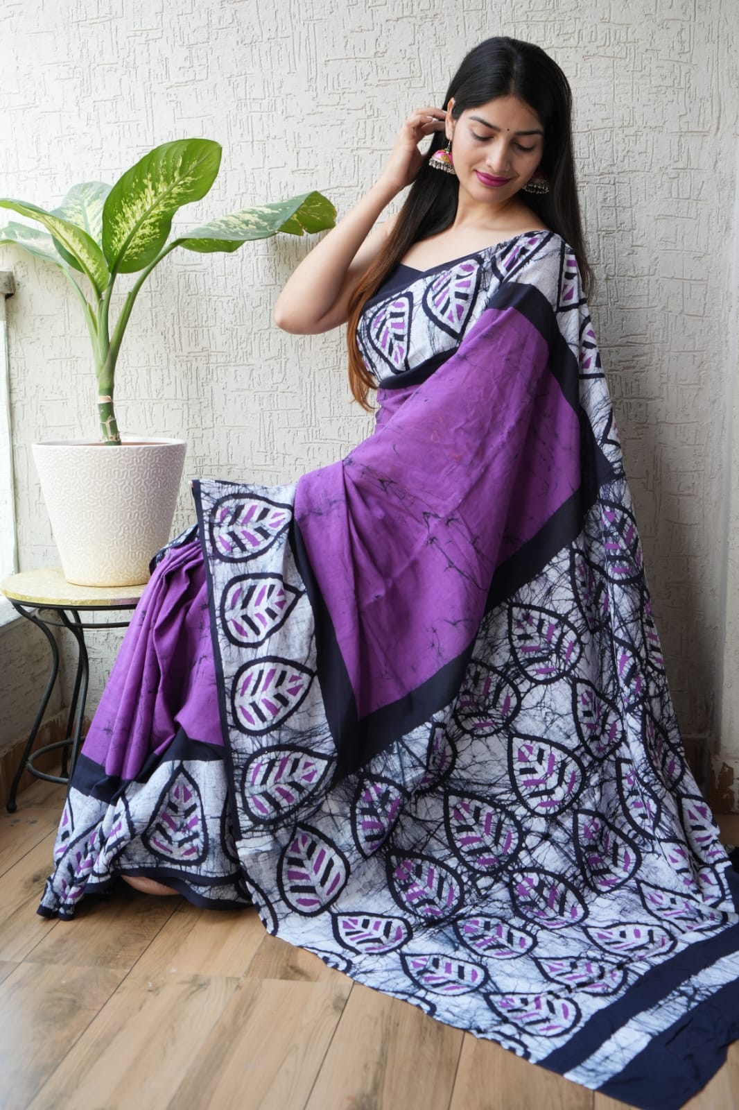 Jaipur Cotton Mulmul Saree (CMS109)