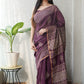 Bagru Hand Block Printed Chanderi Silk Saree with Blouse (CSS82)